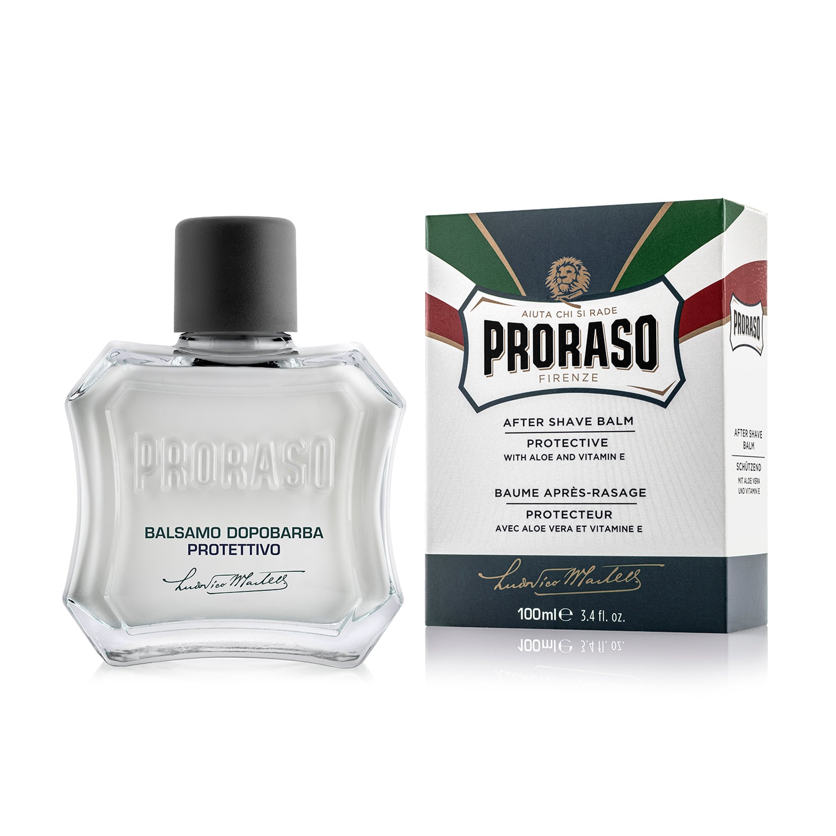 Захисний бальзам після гоління Proraso After Shave Balm з екстрактом алое та вітаміном Е, 100 мл